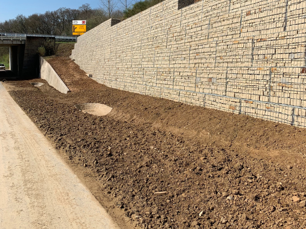 Mur en gabions